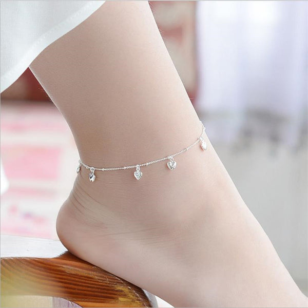 Fashion Silver Plated Anklets For Women