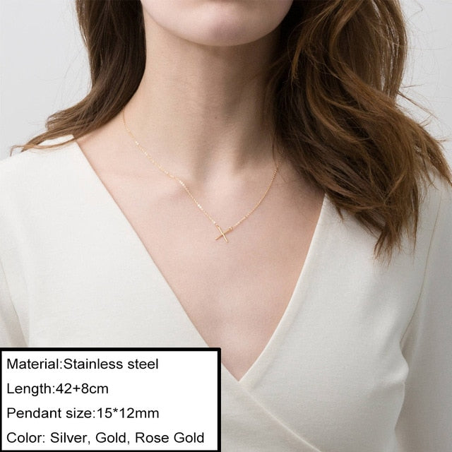 Stainless Steel Choker Chain Necklaces