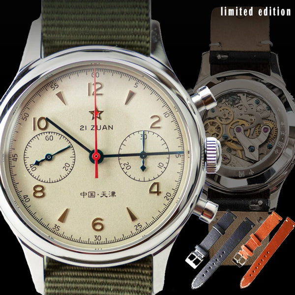 40MM Mechanical Military Sapphire Watch