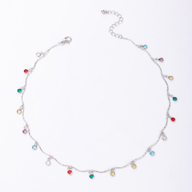 Tocona Bohemian Colorful Beaded Necklace