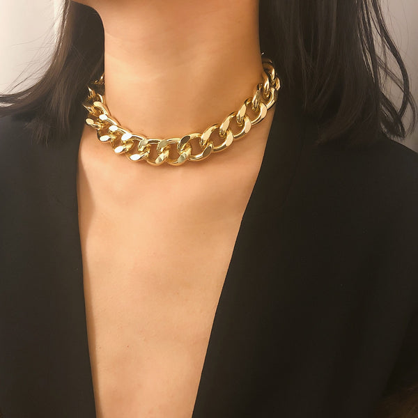 Punk Miami Cuban Choker Necklace