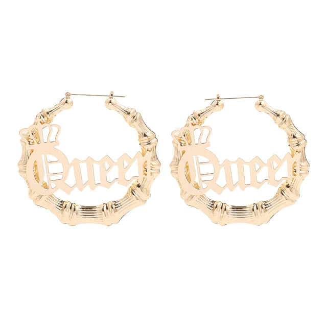 Punk Rock Over Size Geometric Hoop Earrings