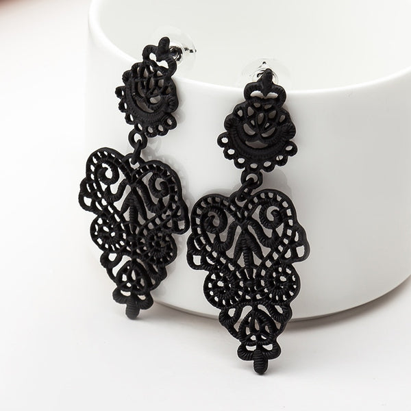 Stud Earrings Bohemian Openwork Pattern Earrings For Women