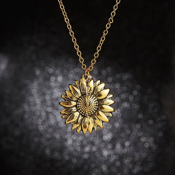 You Are My Sunshine Flower Necklace