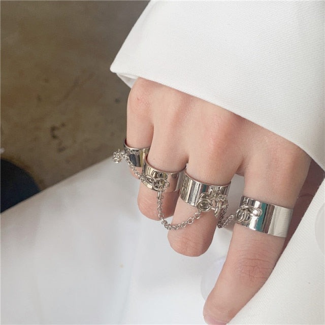 Cool Punk Hip Hop Cross Rings