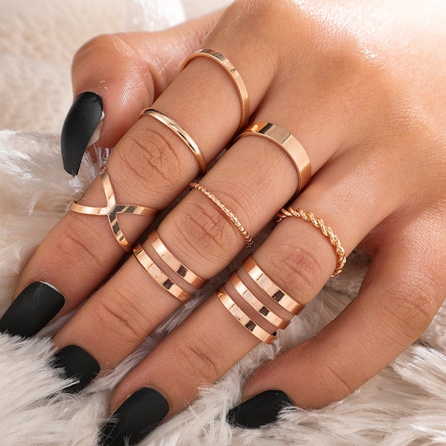 Cool Punk Hip Hop Cross Rings