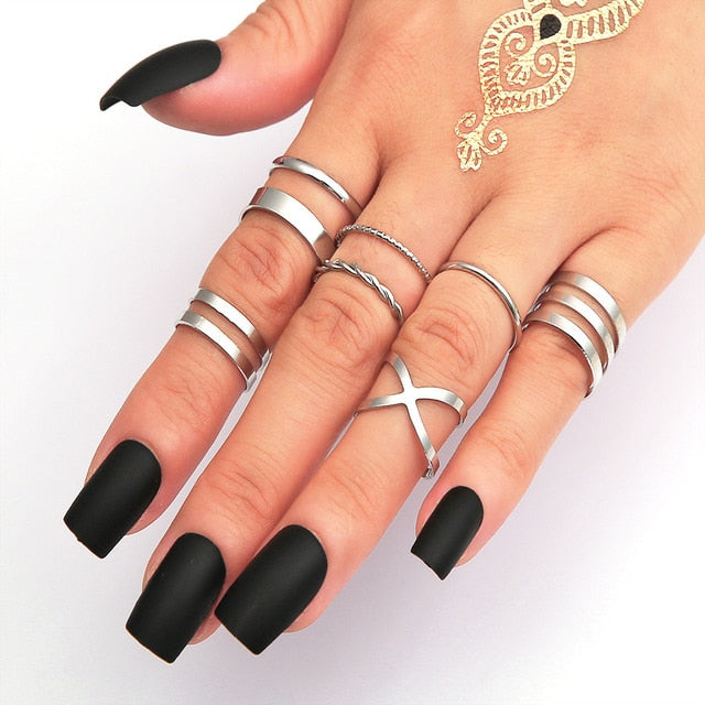 Cool Punk Hip Hop Cross Rings