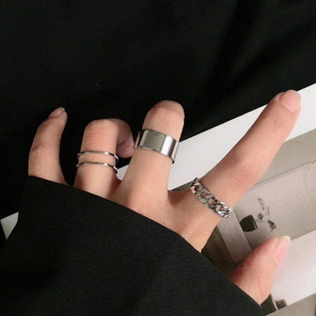 Cool Punk Hip Hop Cross Rings