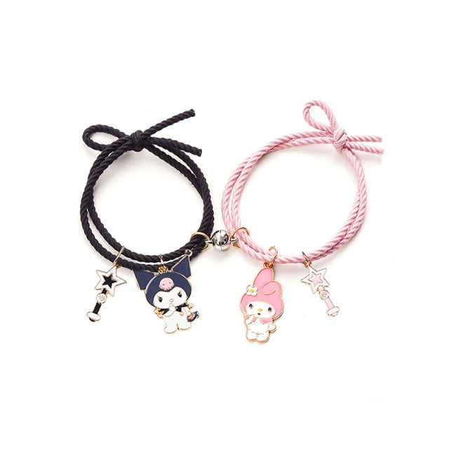 pair of Cute Cartoon Couple Bracelet