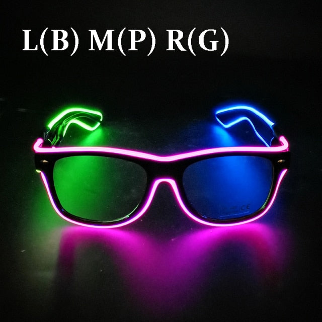 Wire LED Light up Glasses