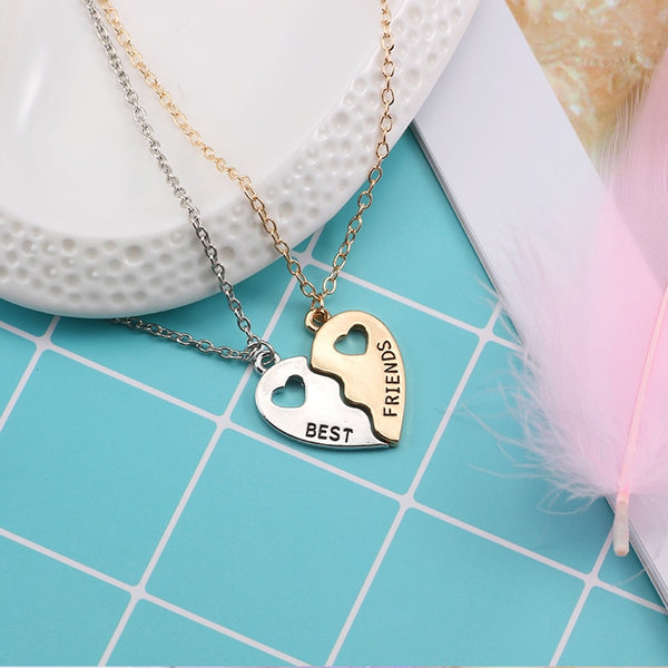 Fashion Best Friends Honey Love Couple Pendant Necklace