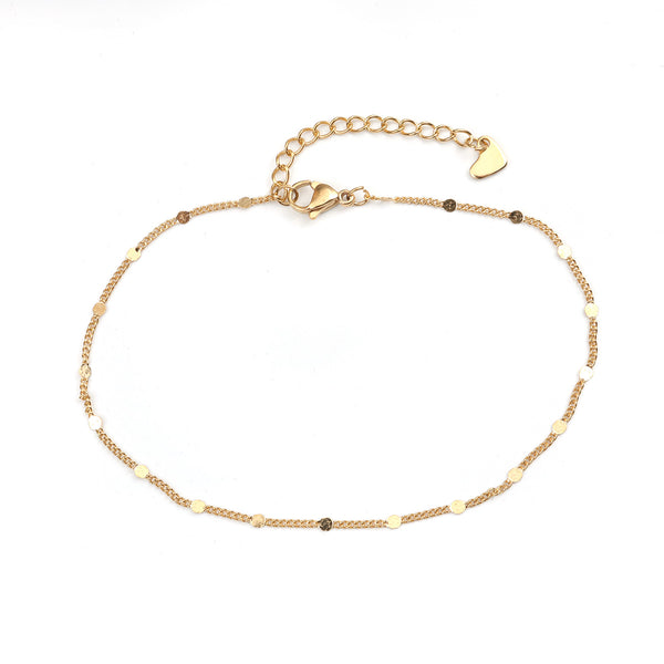 304 Stainless Steel Anklet Gold Color Fashion Anklets for Women