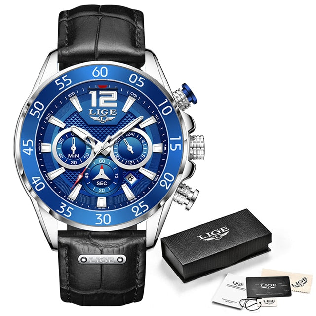 Luxury Silicone Sports Watch Men Quartz Clock Waterproof Wristwatches ...