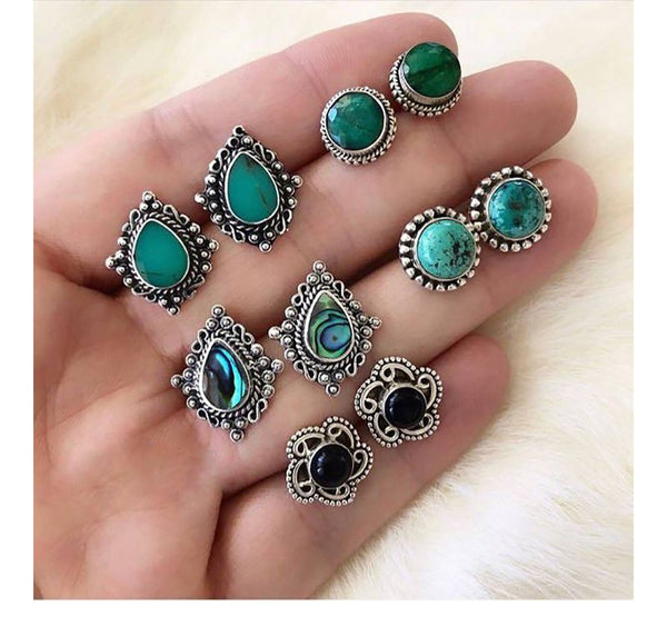 bohemia stud earrings for women earring charms ear rings