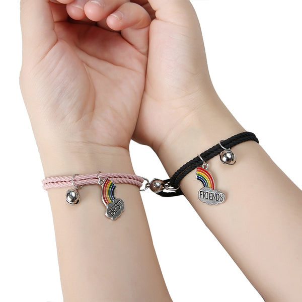 1pair Magnet Attract Couple Bracelet