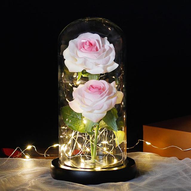 Fake Flower Plant Roses Artificial Christmas Preserved Flowers For Wedding