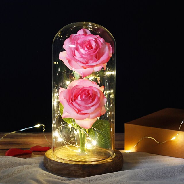 Fake Flower Plant Roses Artificial Christmas Preserved Flowers For Wedding