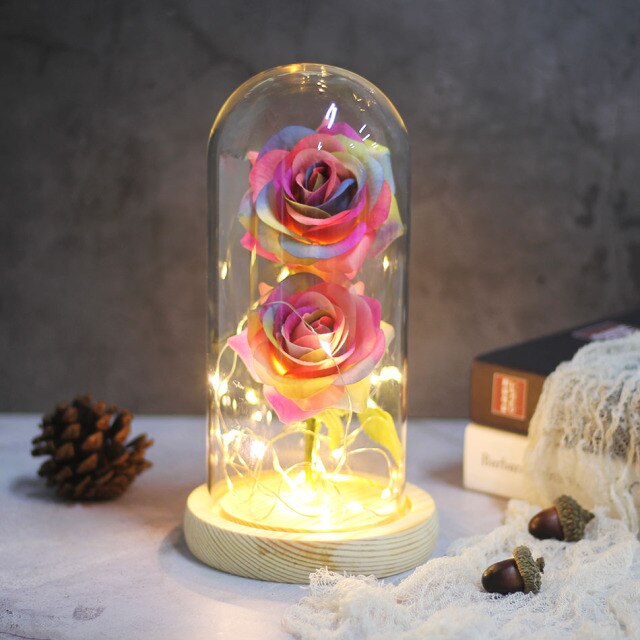 Fake Flower Plant Roses Artificial Christmas Preserved Flowers For Wedding