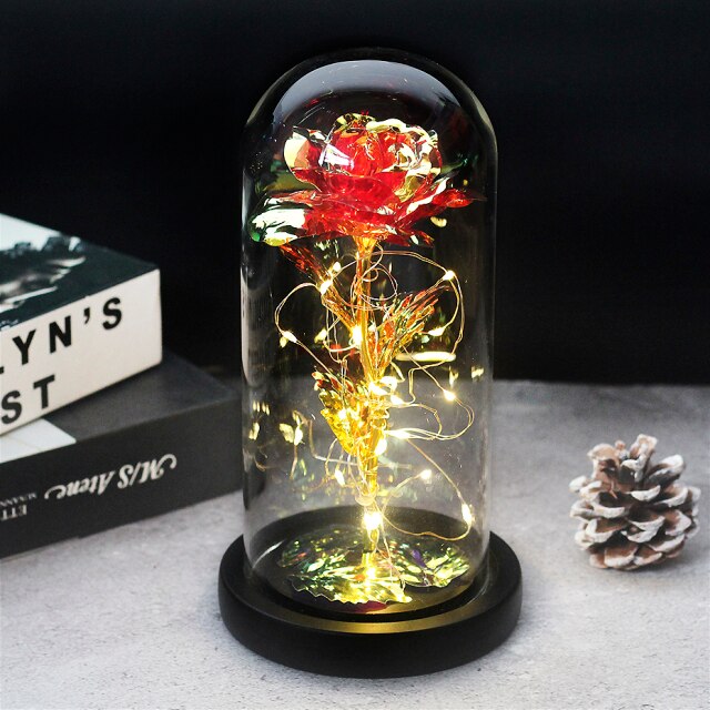 Fake Flower Plant Roses Artificial Christmas Preserved Flowers For Wedding