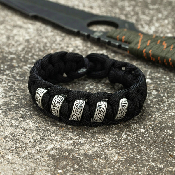 Vintage Viking Runes Survival Bracelets