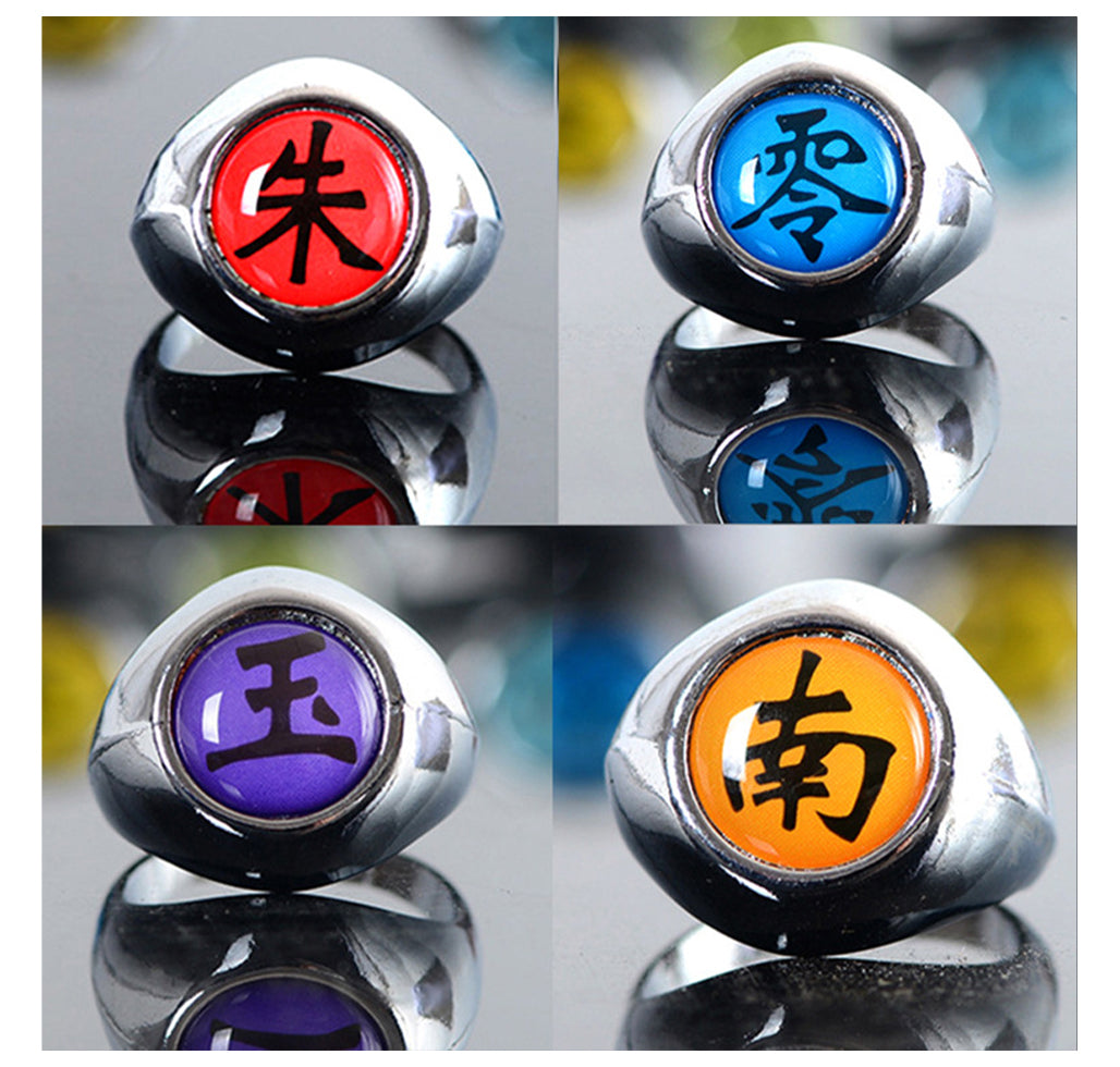 Anime Cosplay Luminous Rings Akatsuki Member Rings