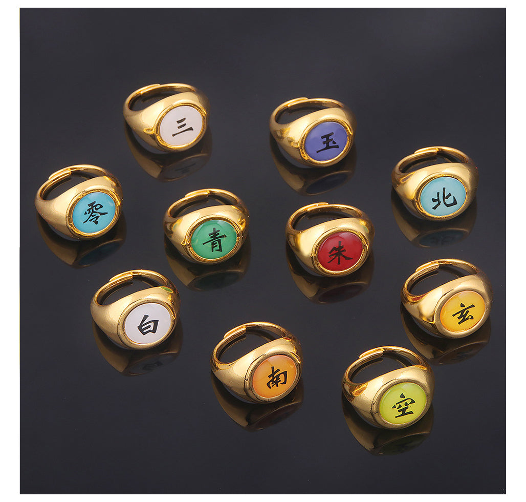 Anime Cosplay Luminous Rings Akatsuki Member Rings