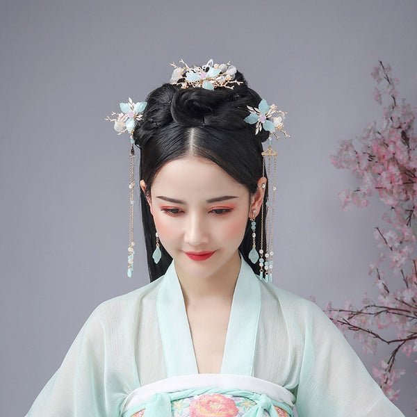 Chinese Hanfu Dress Hairpins   Jewelry Sets