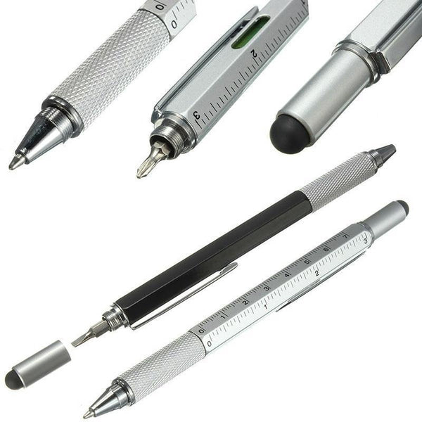 6 in 1 Multifunction Pen with Touch Screen Stylus