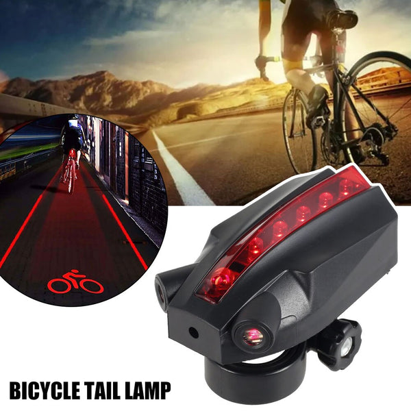 LED Laser Projector Bicycle Taillight