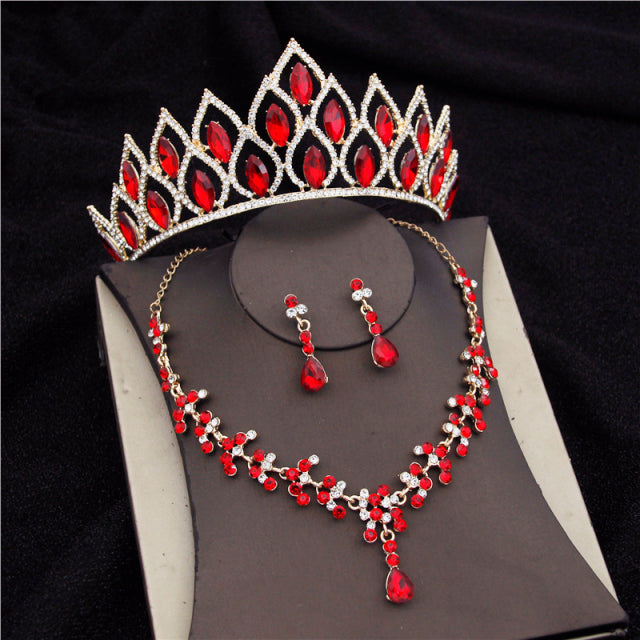 Luxury Gorgeous Crystal Bridal Jewelry Sets