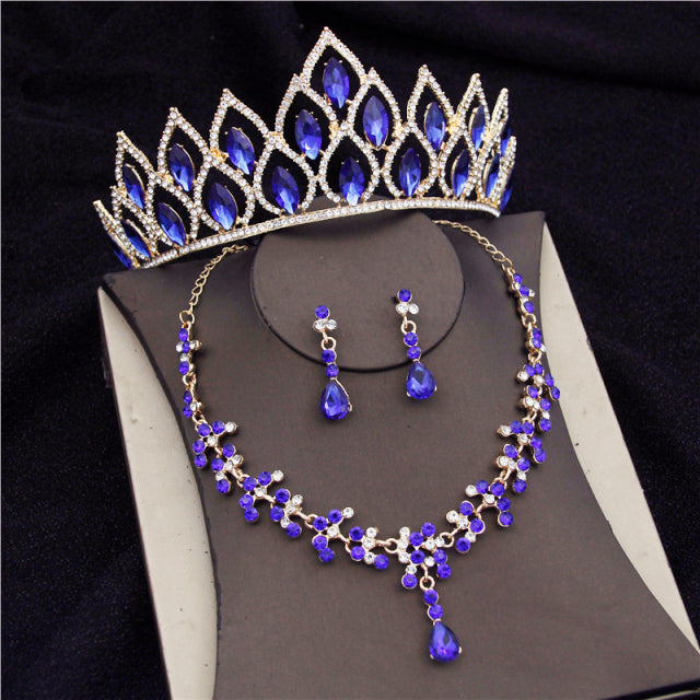 Luxury Gorgeous Crystal Bridal Jewelry Sets