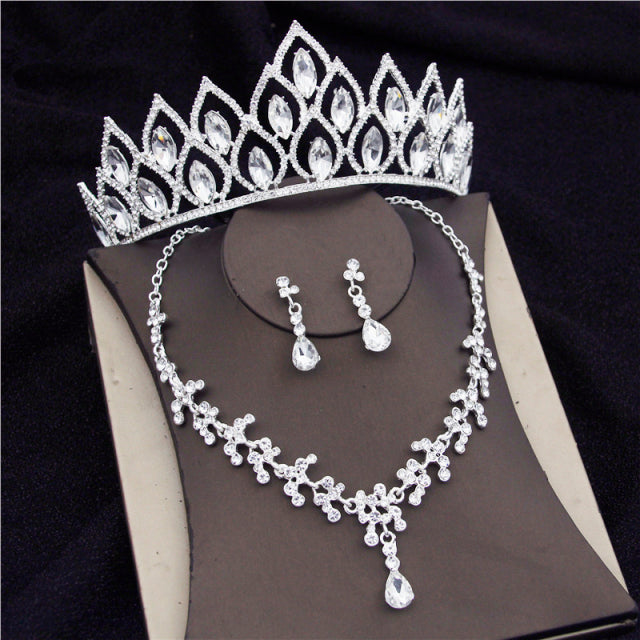 Luxury Gorgeous Crystal Bridal Jewelry Sets