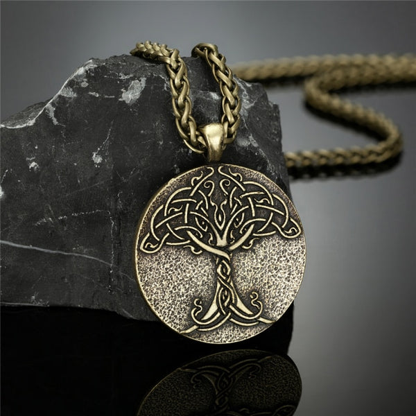 Vintage Viking Tree of Life Necklace