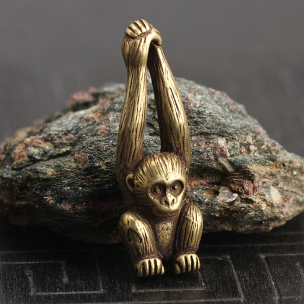 Animal Monkey  Brass Figurine