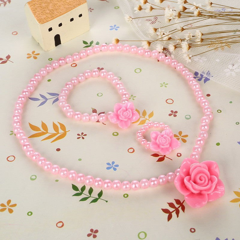 Best Baby Pink Girl Kids Jewelry Set