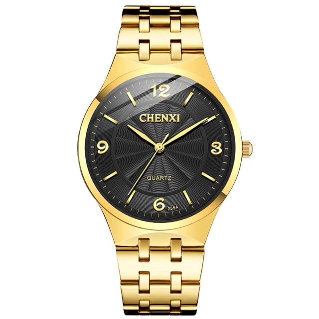 New Couple Watch Luxury Business Gold Watch