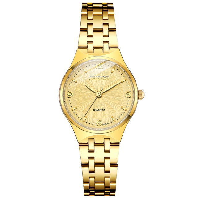 New Couple Watch Luxury Business Gold Watch