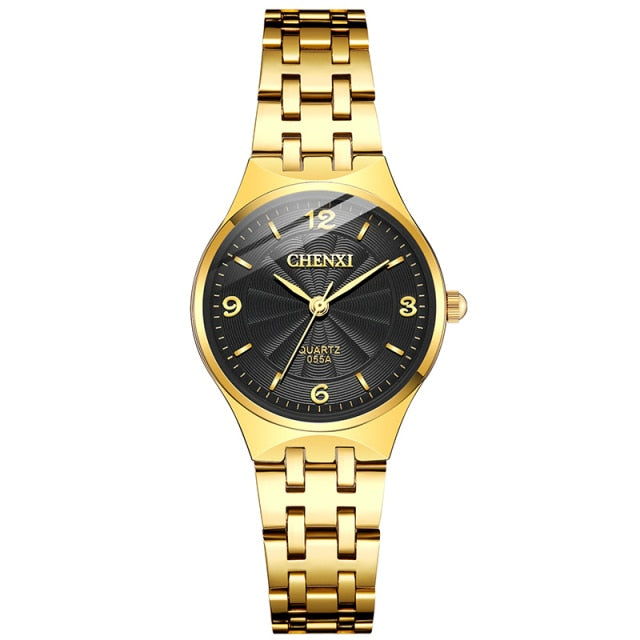 New Couple Watch Luxury Business Gold Watch