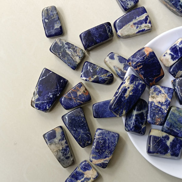 Natural Blue Sodalite Raw Stone Quartz Crystal Mineral Specimen