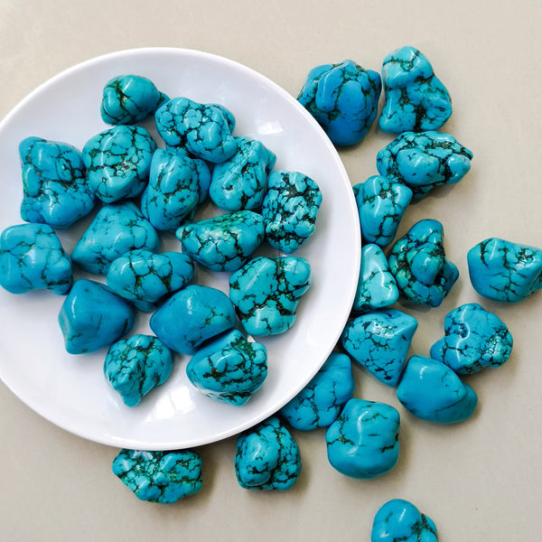 100g Natural particle Blue Turquoise