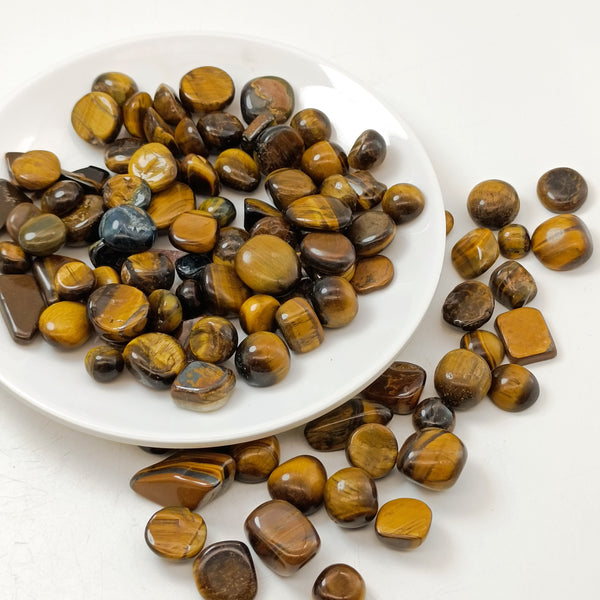 100g NaturalTiger Eye Quartz Polishing Gravel