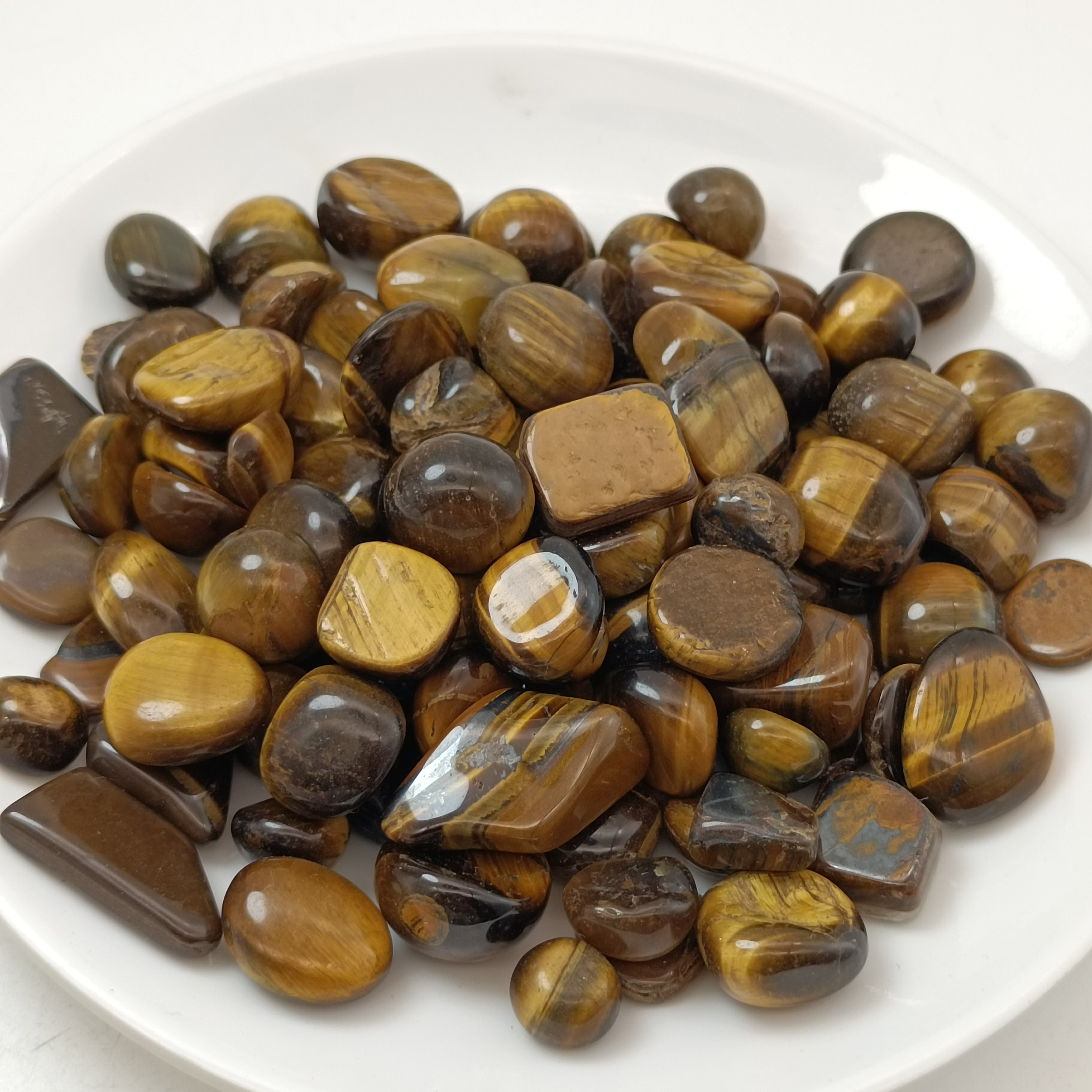 100g NaturalTiger Eye Quartz Polishing Gravel