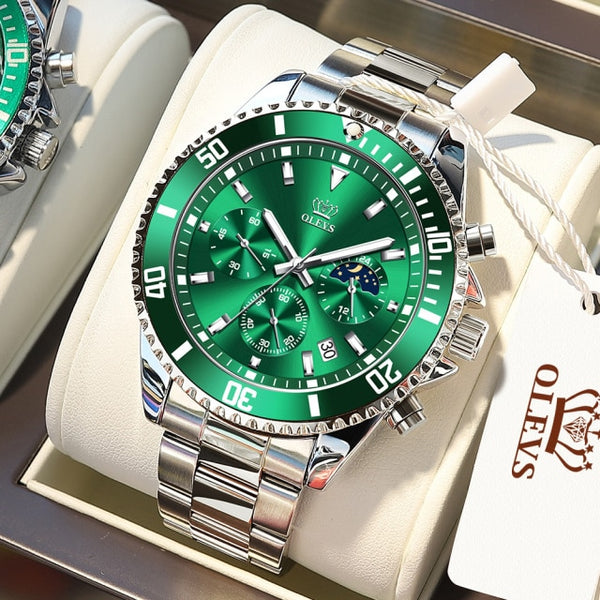 Green Waterproof Ghost Quartz Watch