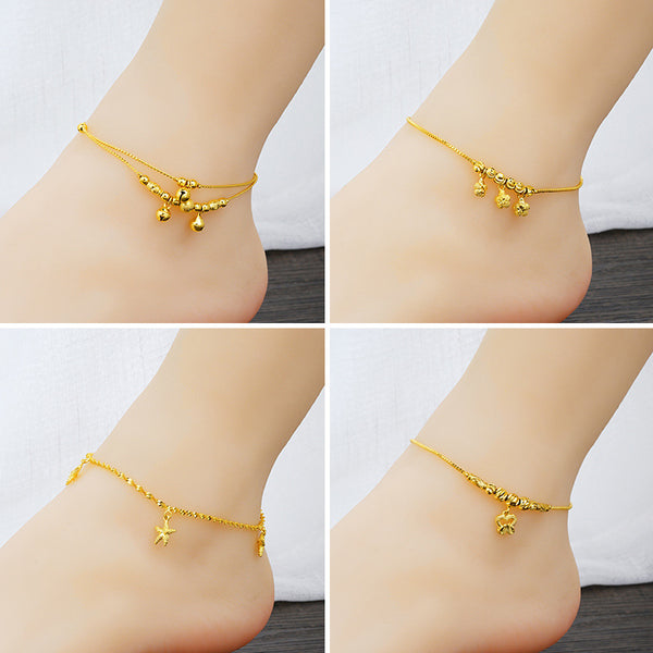 Anklet Bracelet Jewelry Bohemian Gold Chains