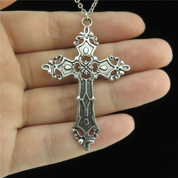 Vintage Gothic Religious Jesus Faith Cross Charms Pendant