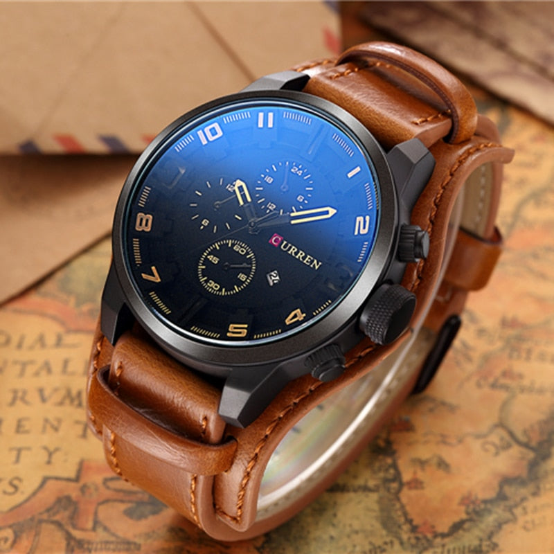 Luxury Fashion&Casual Business Quartz Watch Date Waterproof Wristwatch