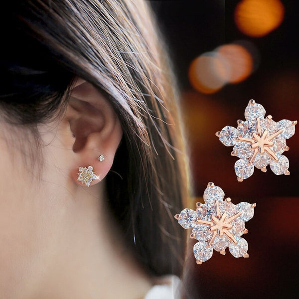 Winter Snowflake Earrings