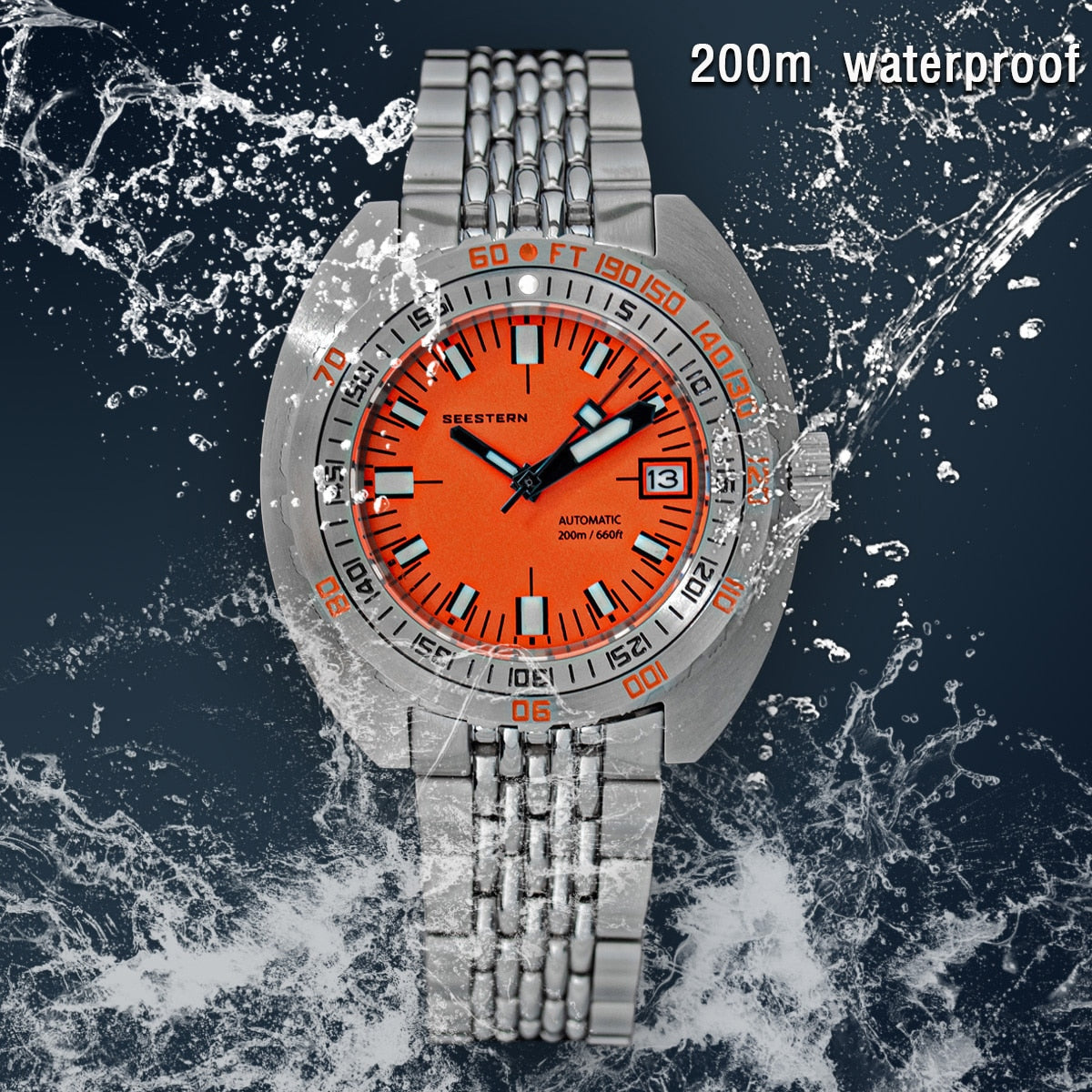 Diver Watch Men SUB300T Automatic Mechanical Sapphire Wristwatch