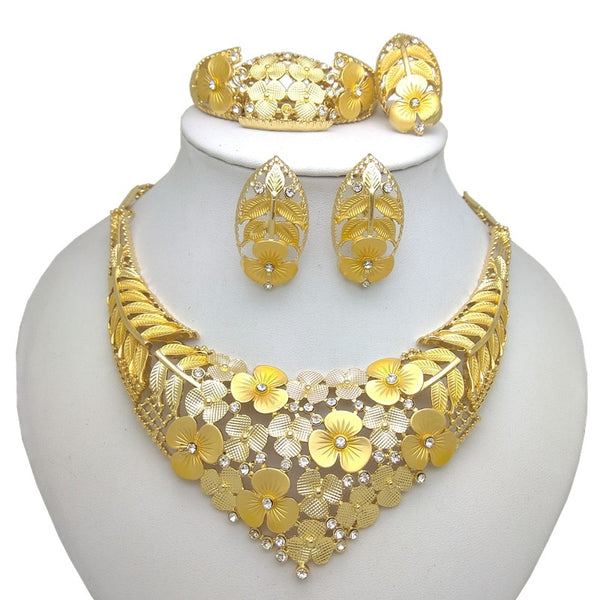 Nigerian Beads Wedding Jewelry Set