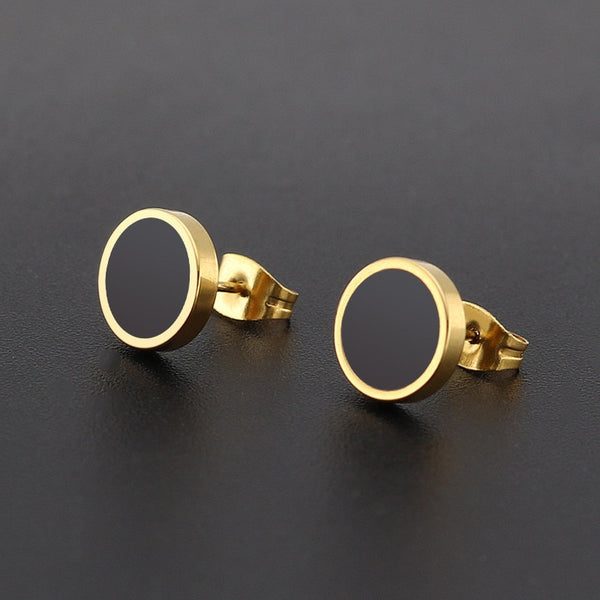 High Grade Round Shape Vintage Stud Earrings